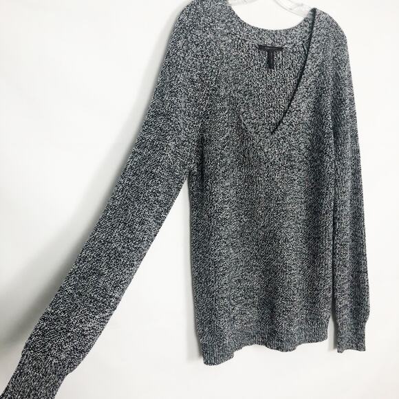 BCBGMaxazria Dark Academia Office Career Workwear Business Dressy Sweater Medium - Picture 6 of 12